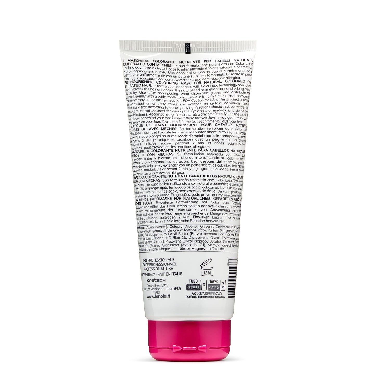 Mascarilla Colorante Nutriente Mar Azul