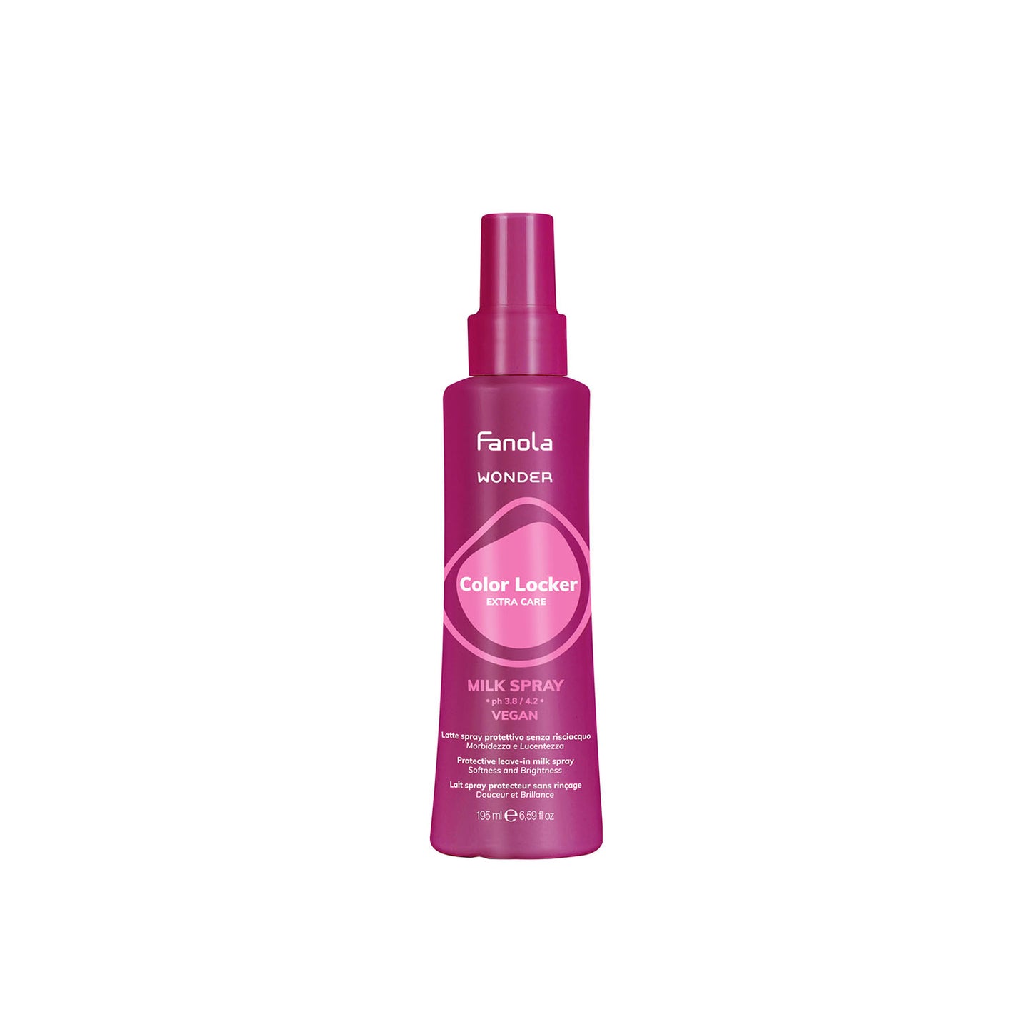 Fanola Color Locker Milk Spray for hair color protection, vegan leave-in treatment with softness and brightness