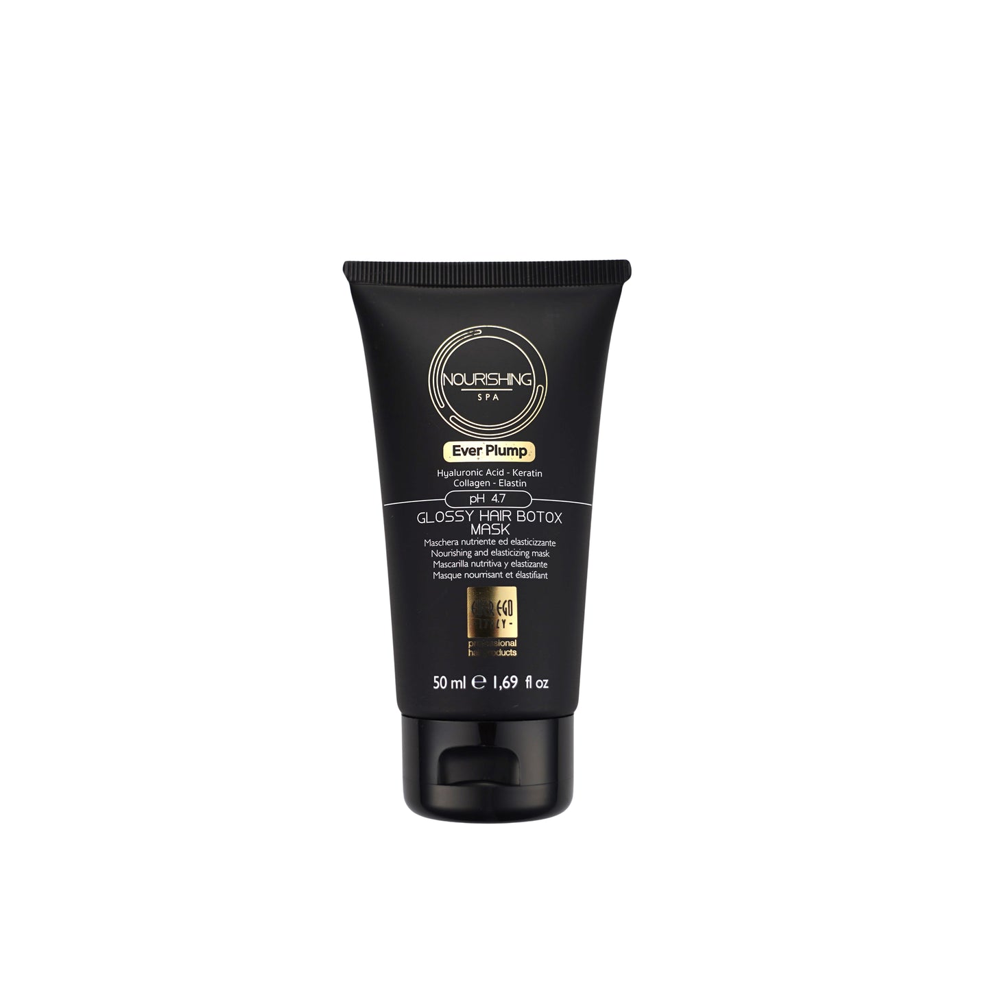 Glossy Hair Botox Mask with Hyaluronic Acid & Keratin for Nourishing and Elasticizing Hair Treatment