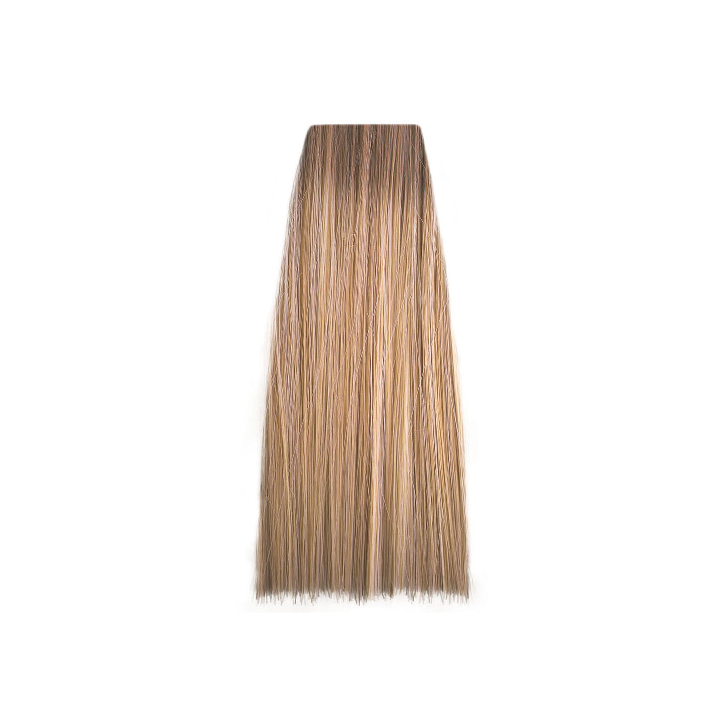 Blonde hair extensions with natural highlights for beauty styling