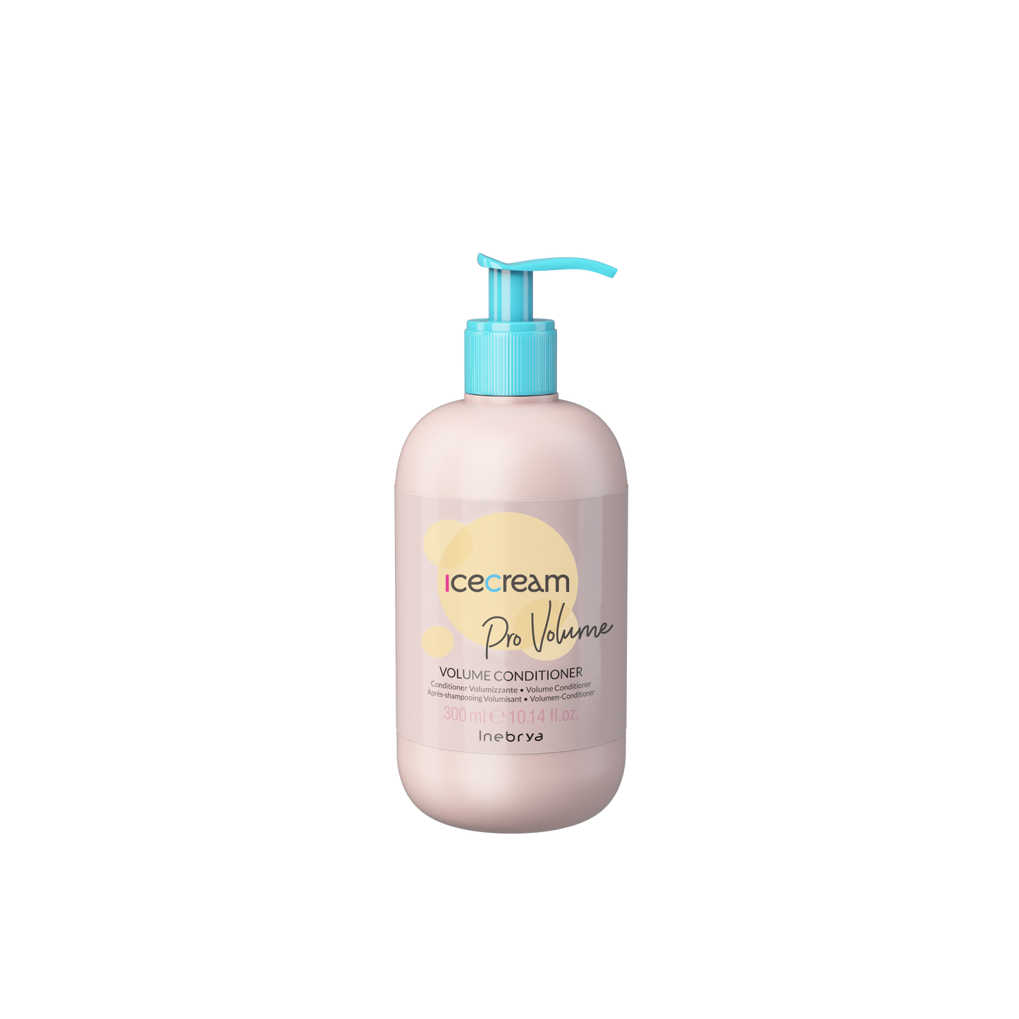 Icecream Pro Volume Conditioner 300ml for hair volume, pink bottle with blue pump