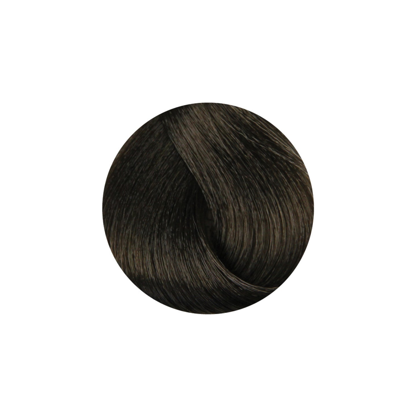 Dark brown hair color swatch for salon or home use, showcasing rich, smooth texture