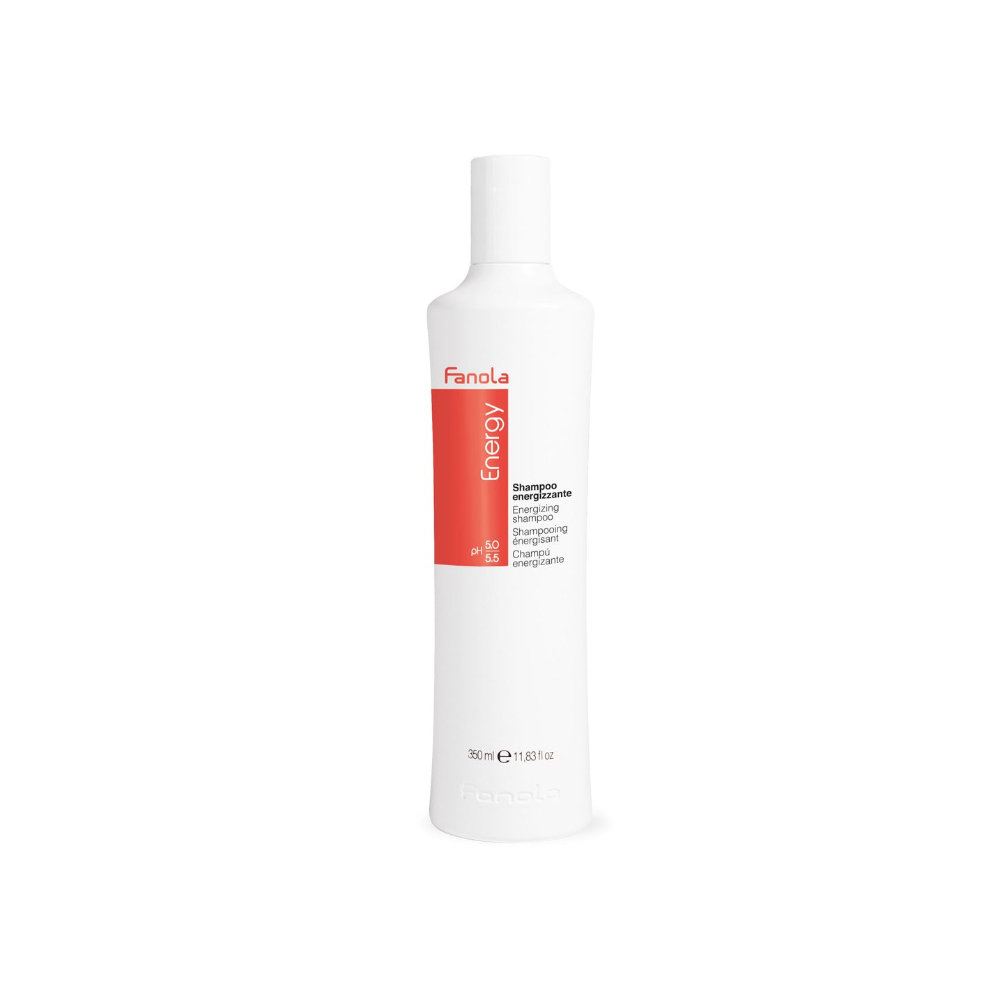 Fanola Energy Energizing Shampoo 350ml for hair care, pH balanced formula