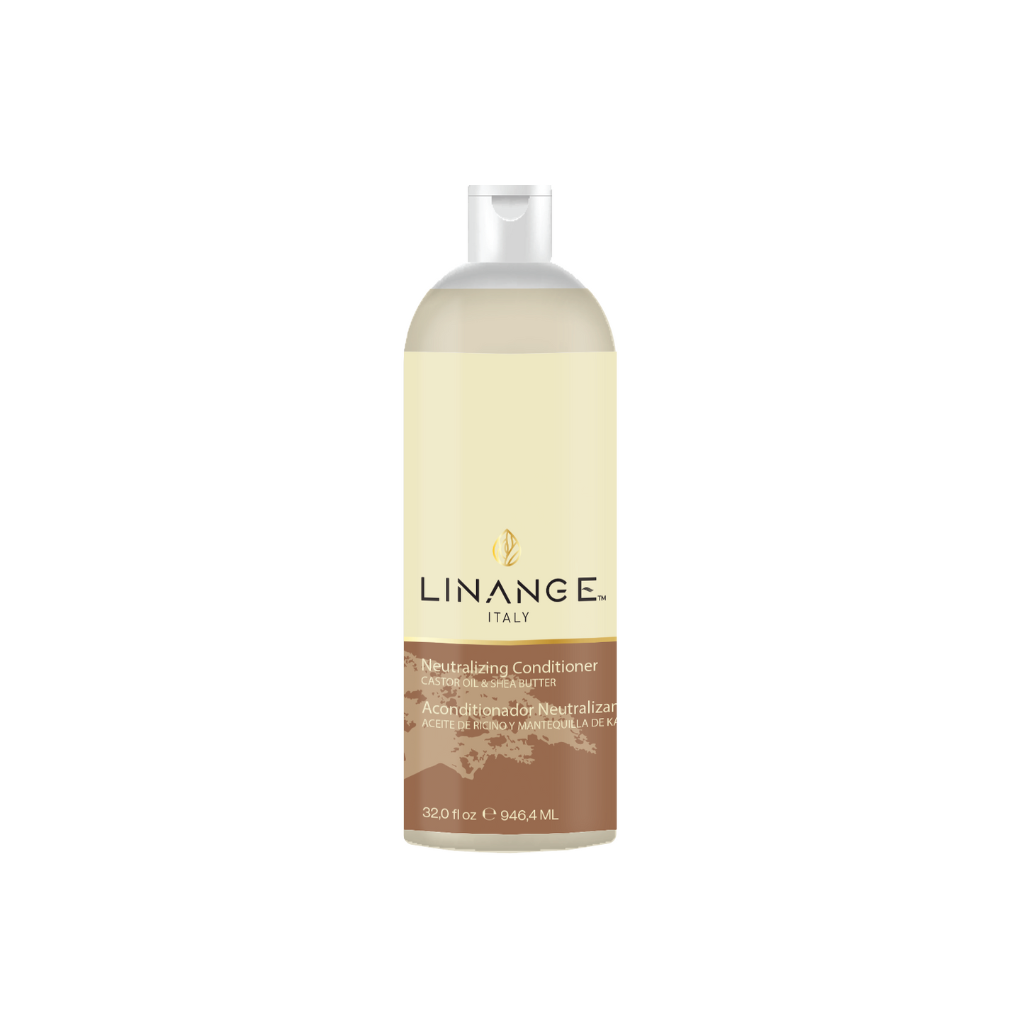Linange Italy Neutralizing Conditioner with Castor Oil & Shea Butter, 32 fl oz