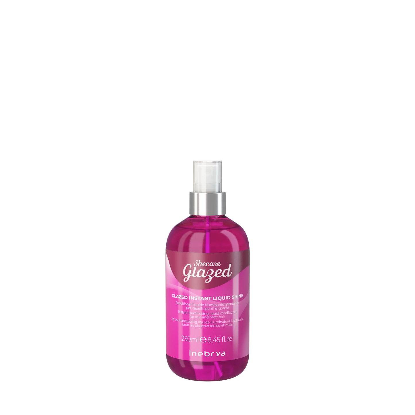Shecare Glazed Instant Liquid Shine hair conditioner for dull, matte hair, 250ml spray bottle