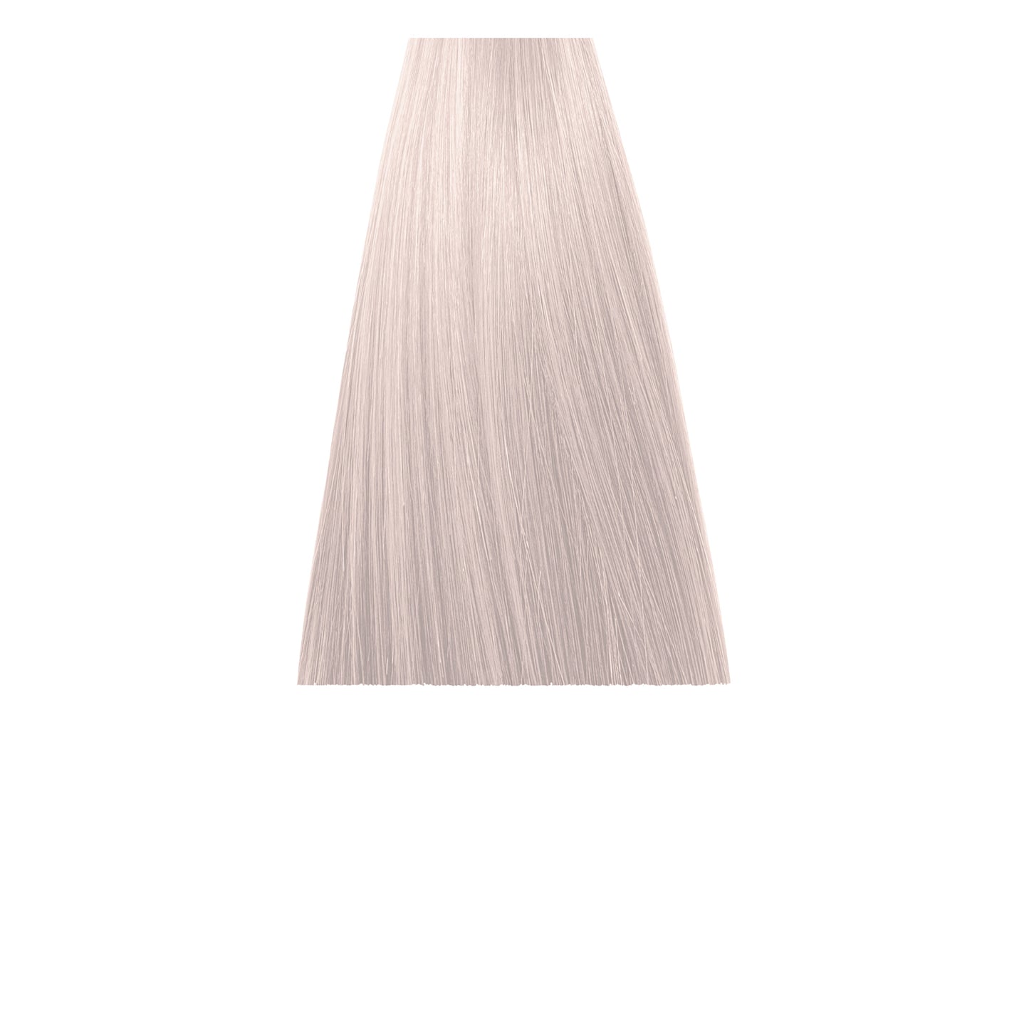 Soft pastel blonde hair swatch for beauty salon color selection