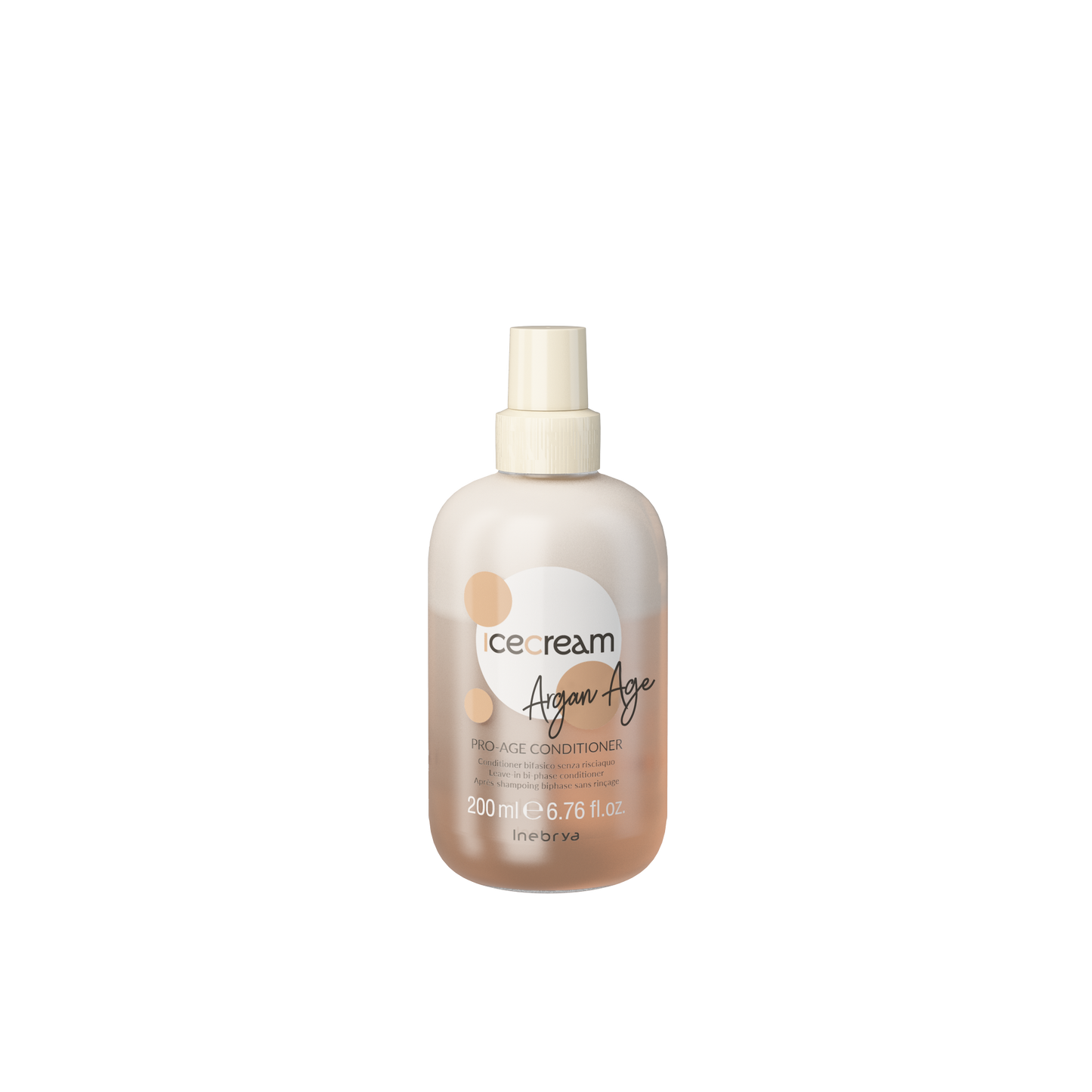 Icecream Argan Age Pro-Age Leave-In Bi-Phase Conditioner 200ml for hair care