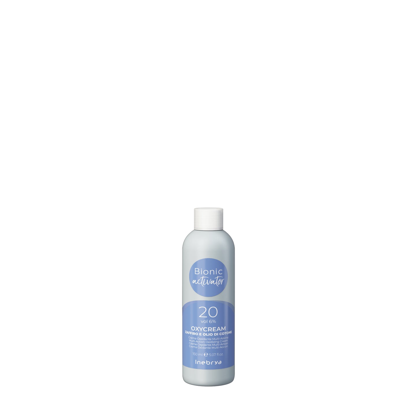 Bionic activator 20 vol 6% Oxycream with saffron & cotton oil, multi-action oxidizing cream for hair color