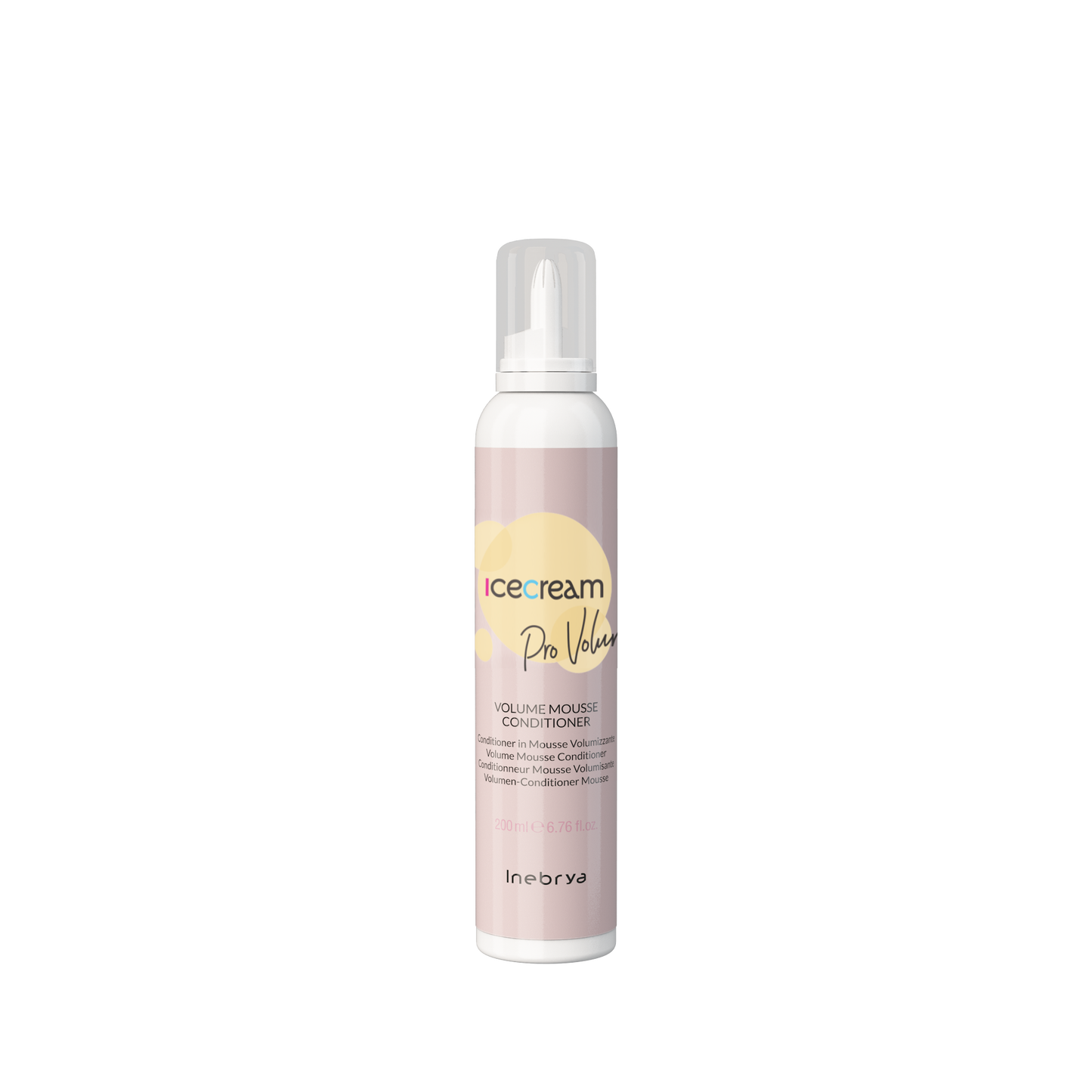 Icecream Pro Volume Mousse Conditioner for hair volume, 200ml, by Inebrya