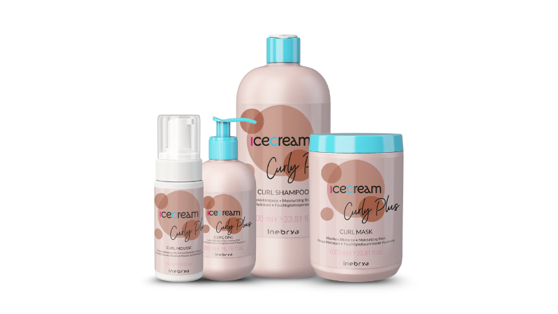 Inebrya Ice Cream Curly Plus Banner