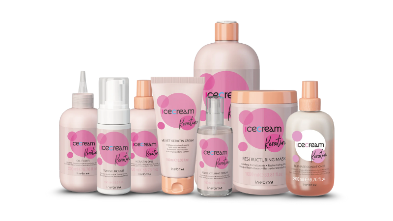 Inebrya Ice Cream Keratin Banner
