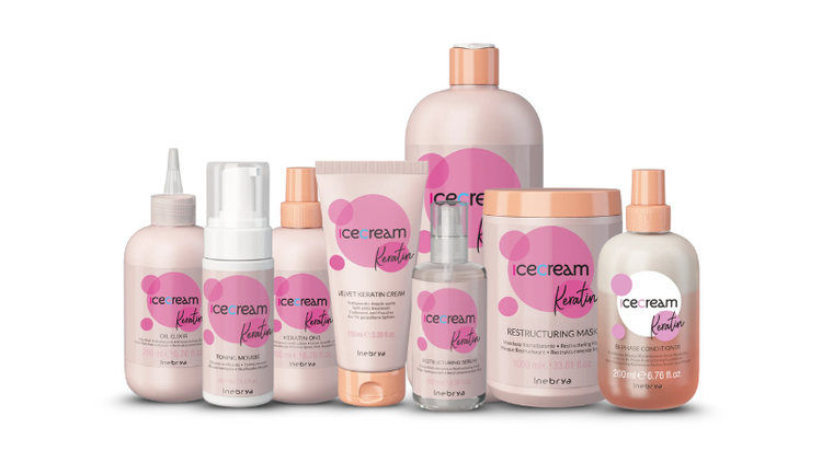 Inebrya Ice Cream Keratin Banner