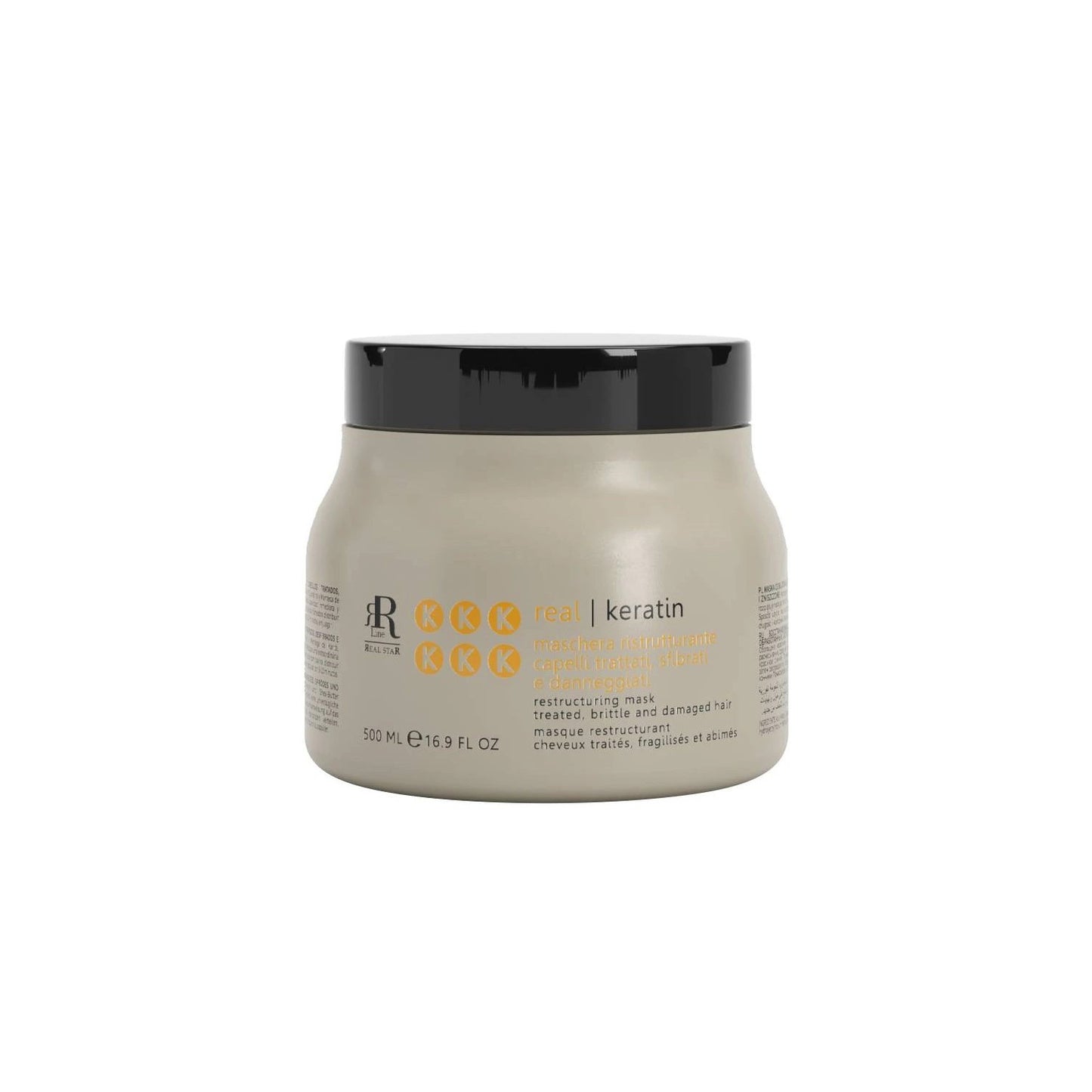 Real Keratin restructurant hair mask for treated, brittle, damaged hair - 500ml