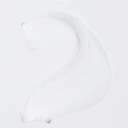 Smooth white cream swatch on clean background, showcasing texture for skincare or makeup use