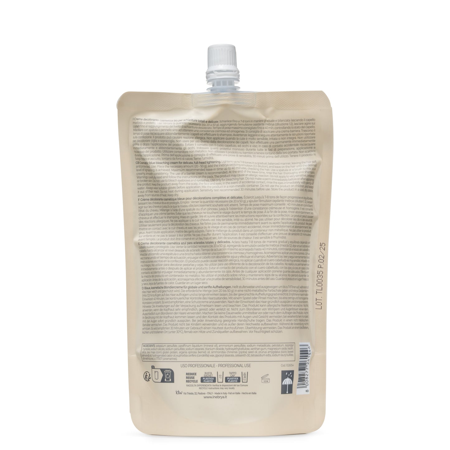 Blondesse Blue Bleaching Cream