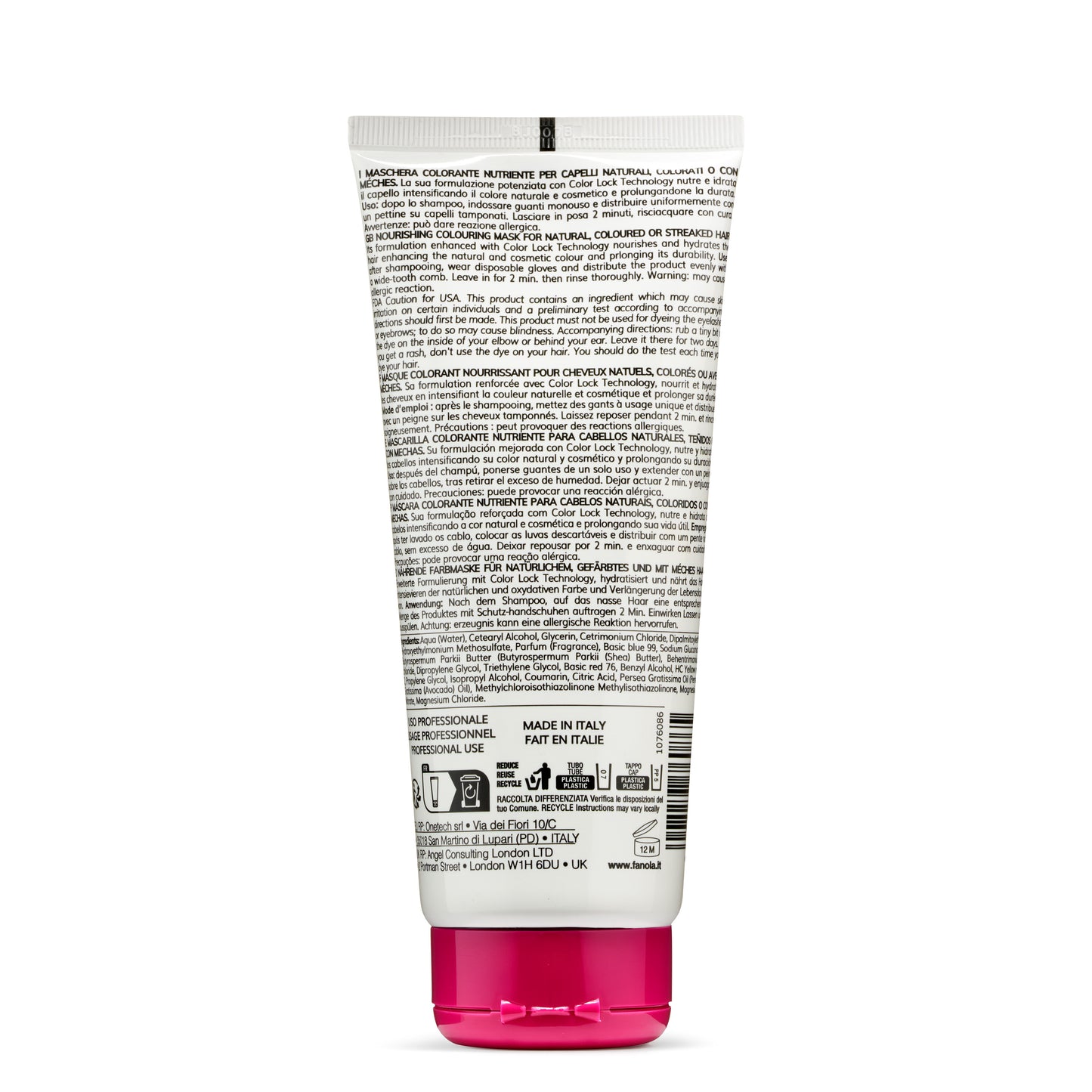 Mascarilla Colorante Nutriente Negro Total