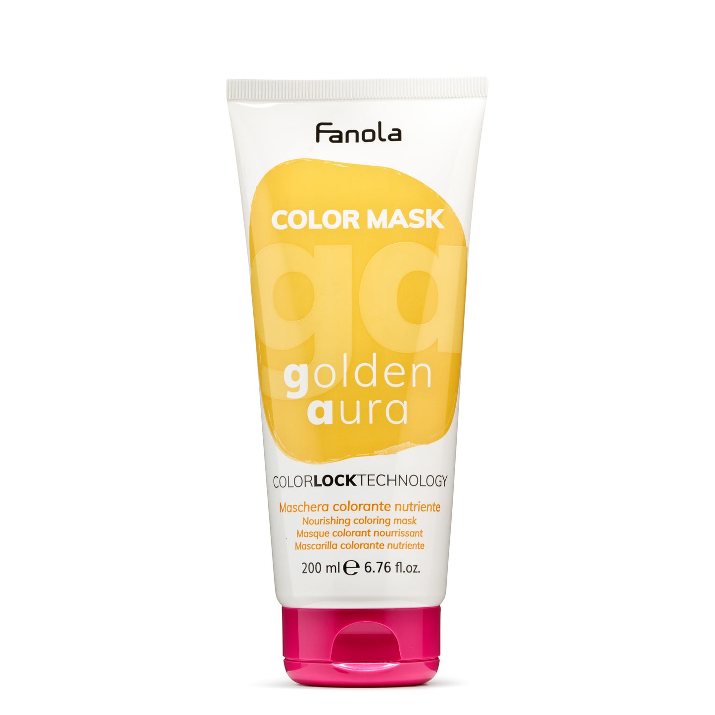 Fanola Golden Aura Color Mask nourishing hair treatment with ColorLock Technology, 200ml