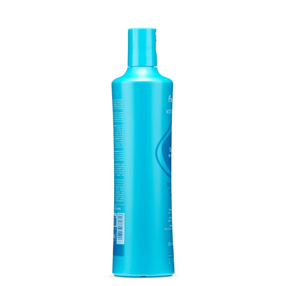Blue bottle of gentle vitamin complex shampoo for sensitive scalp, 350ml, professional hair care
