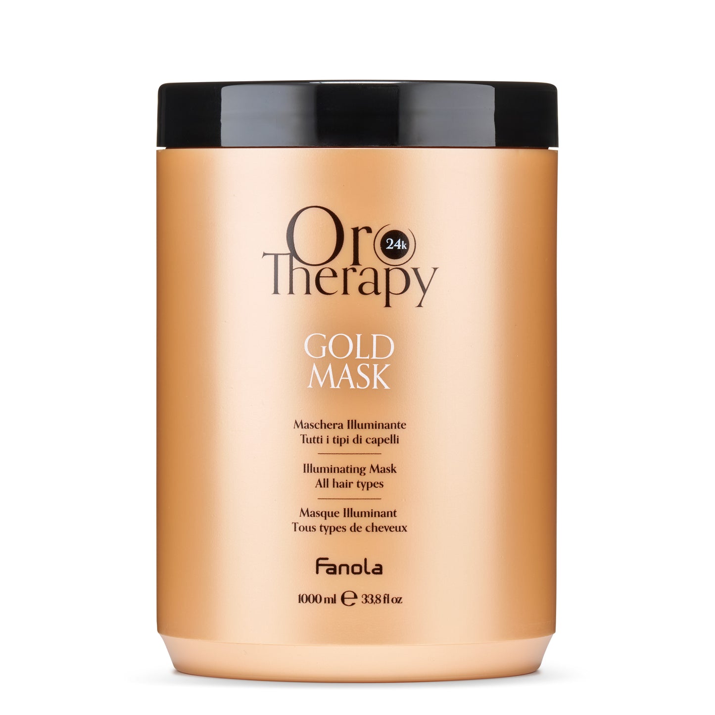 Fanola Oro Therapy Gold Mask 24k illuminating hair treatment for all hair types, 1000ml