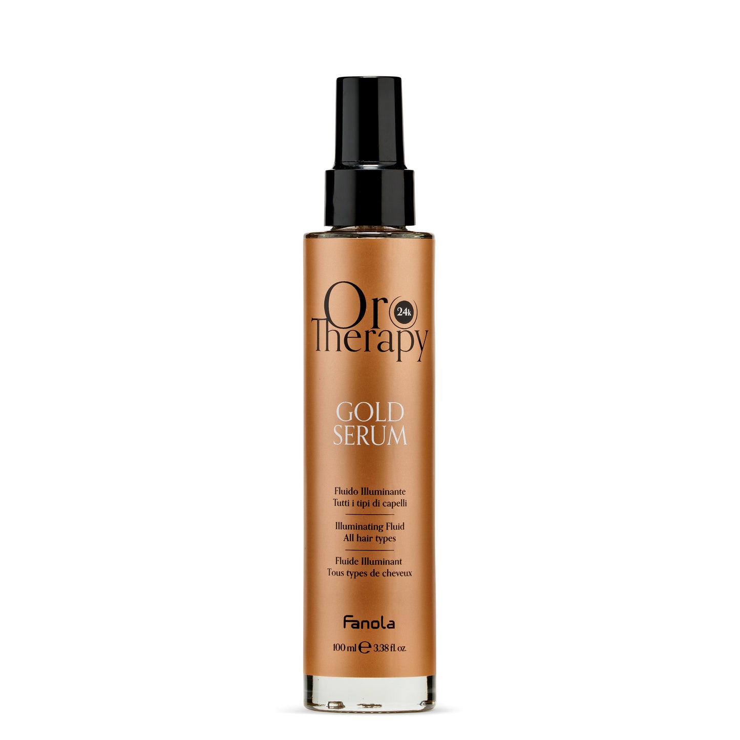 Oro Therapy Gold Serum illuminating fluid for all hair types by Fanola, 100ml