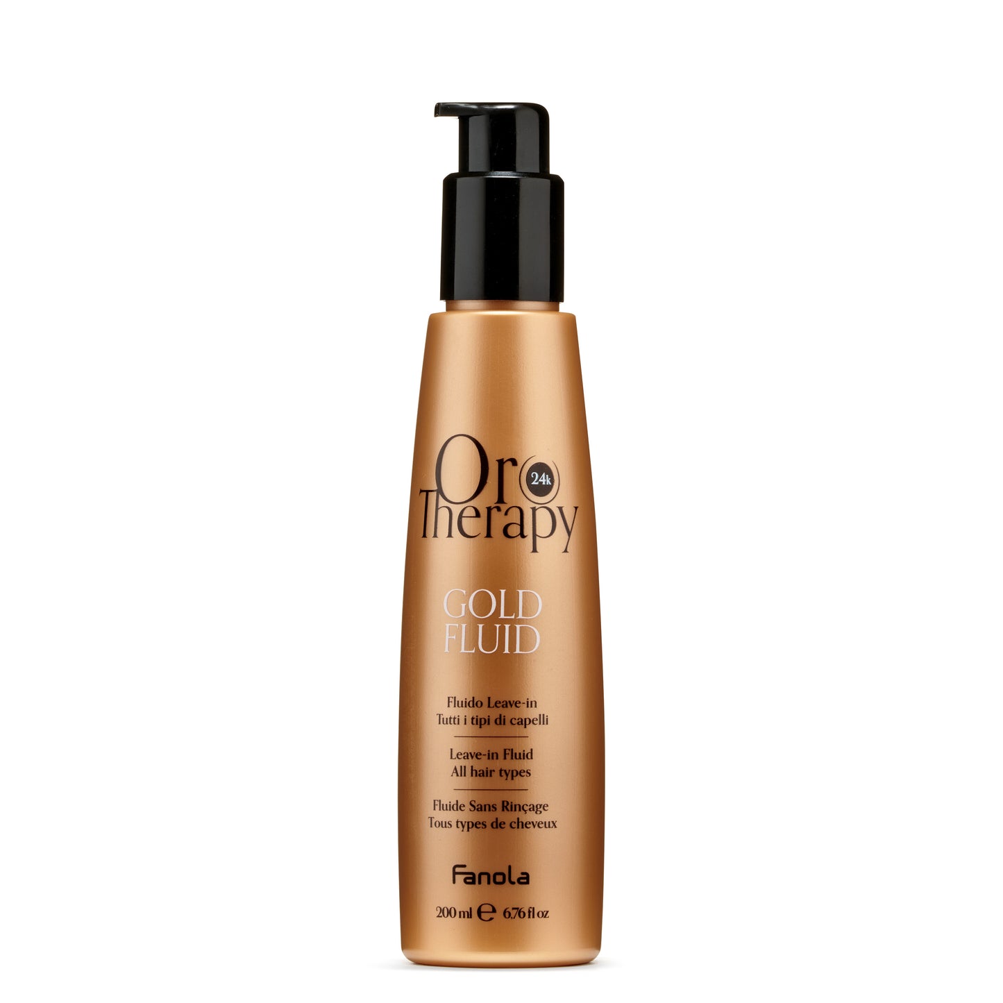 Oro Therapy Gold Fluid leave-in hair treatment for all hair types, 200ml