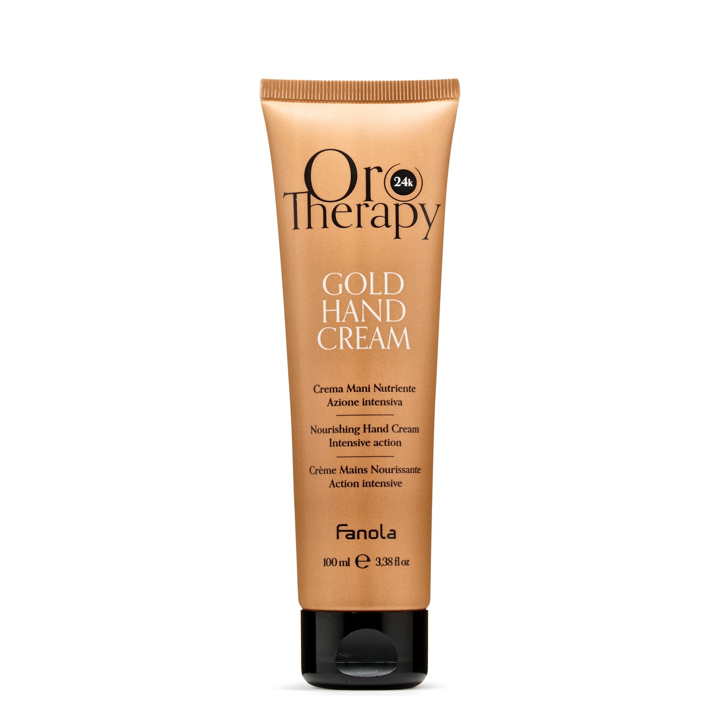 Oro Therapy Gold Hand Cream by Fanola, 24k nourishing intensive care for dry hands, 100ml