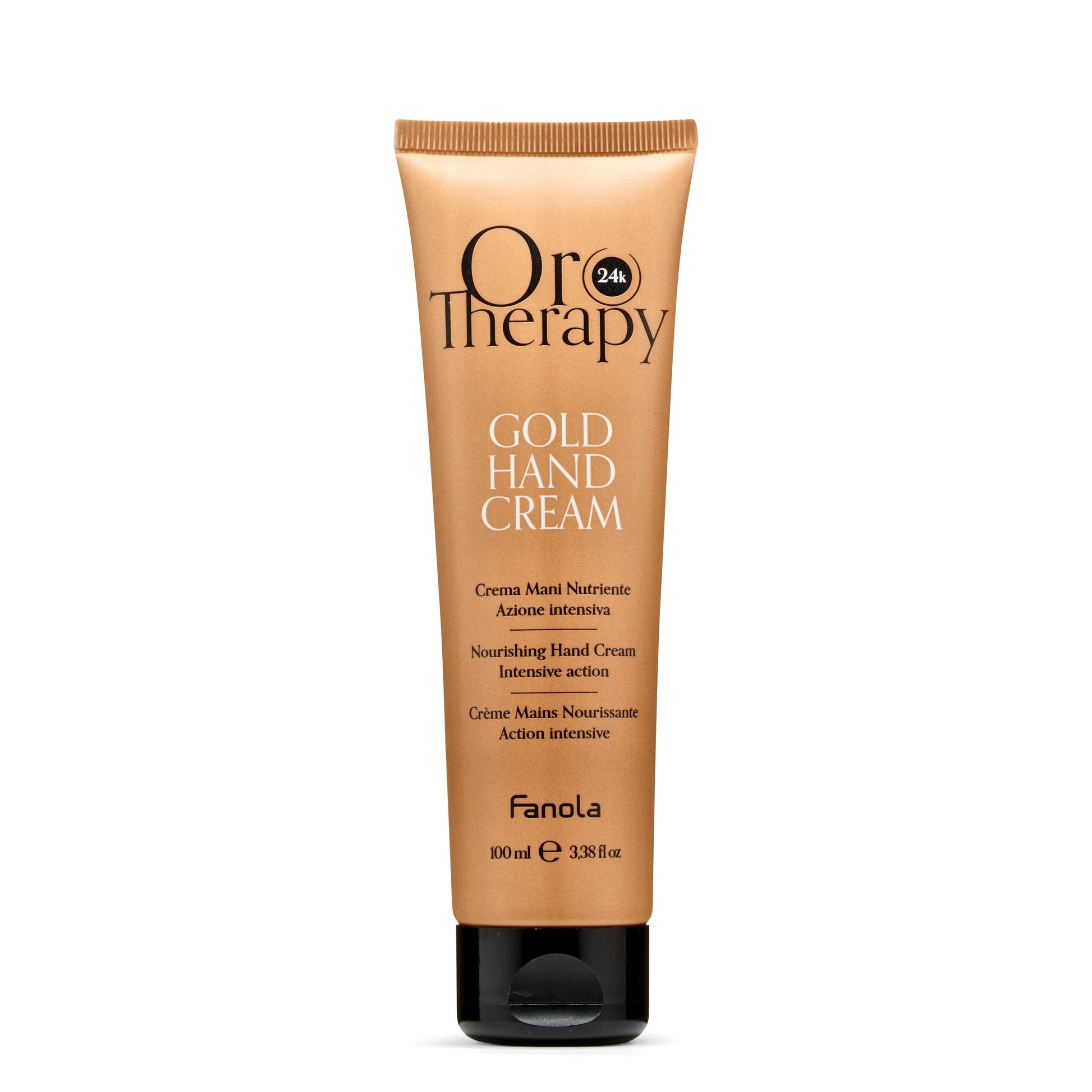 Oro Therapy Gold Hand Cream by Fanola, 24k nourishing intensive care for dry hands, 100ml
