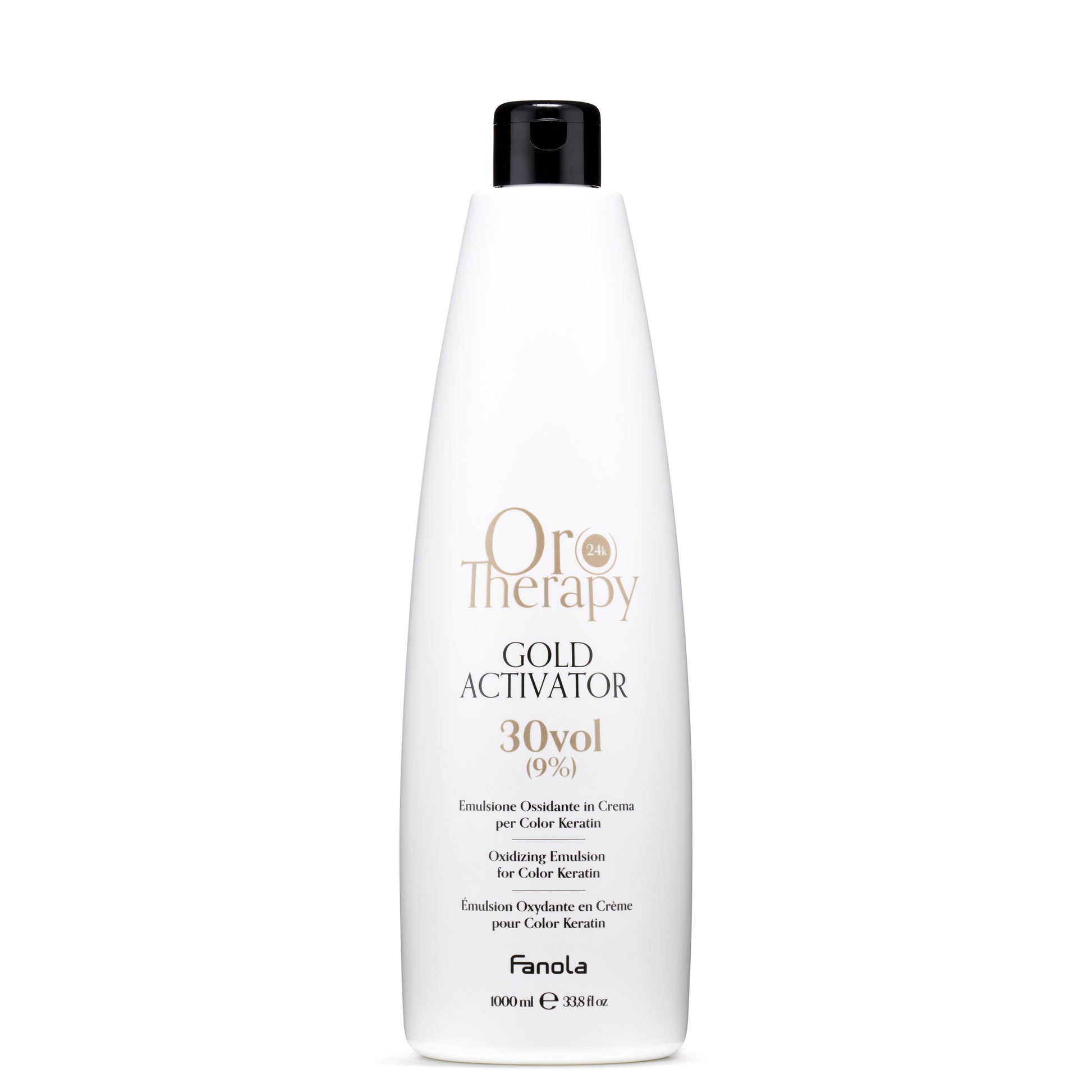 Oro Therapy Gold Activator 30vol for Color Keratin Hair Treatment