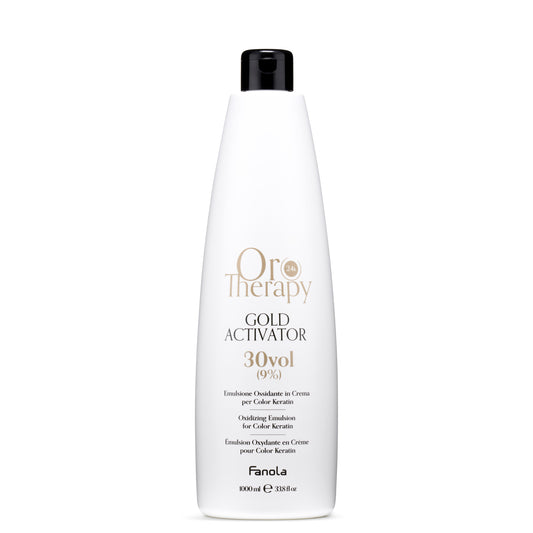 Oro Therapy Gold Activator 30vol for Color Keratin Hair Treatment