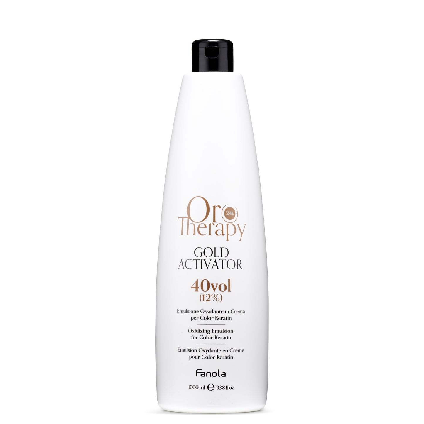 Oro Therapy Gold Activator 40vol for Color Keratin Hair Treatment