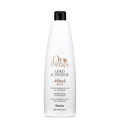 Oro Therapy Gold Activator 40vol for Color Keratin Hair Treatment
