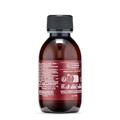 Professional hair reconstructing filler with keratin & hyaluronic acid, made in Italy, for damaged hair care