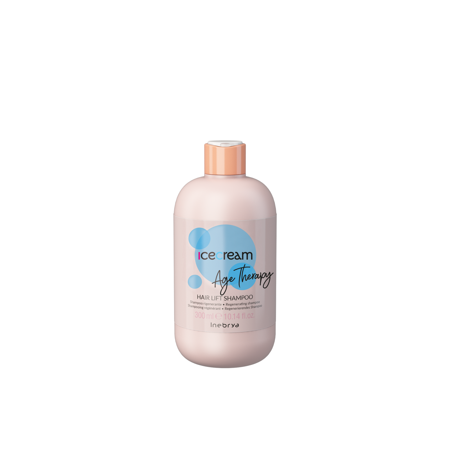 Icecream Age Therapy Hair Lift Shampoo, 300ml regenerating formula for volumizing and rejuvenating hair