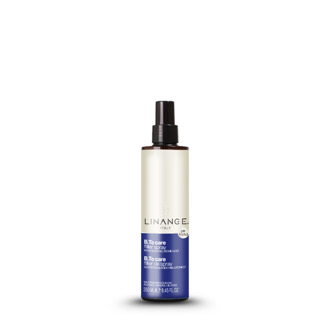 Linange Italy B.To care filler spray with keratin & hyaluronic acid, 250ml hair treatment