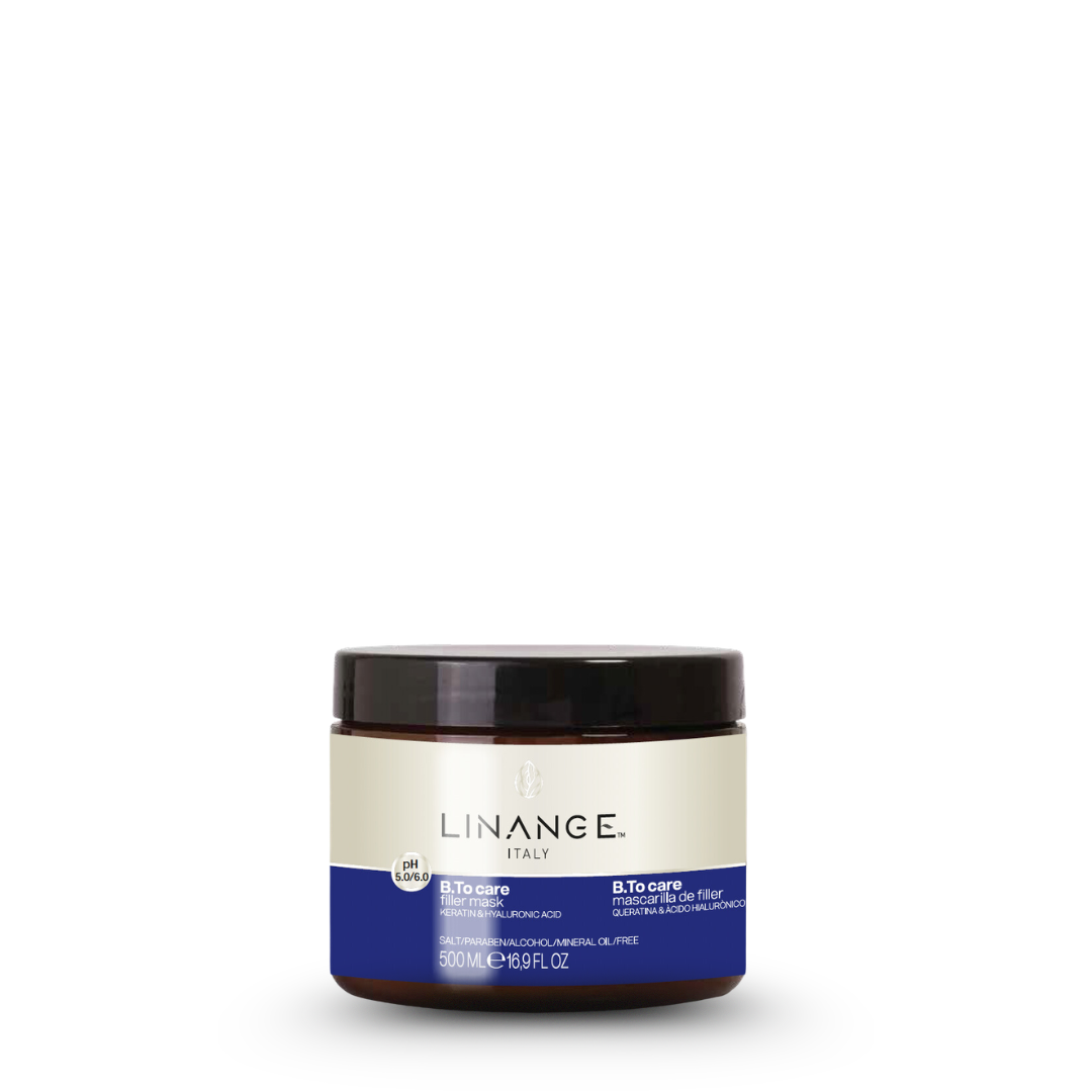 Linange Italy B.To care filler mask with keratin & hyaluronic acid, 500ml