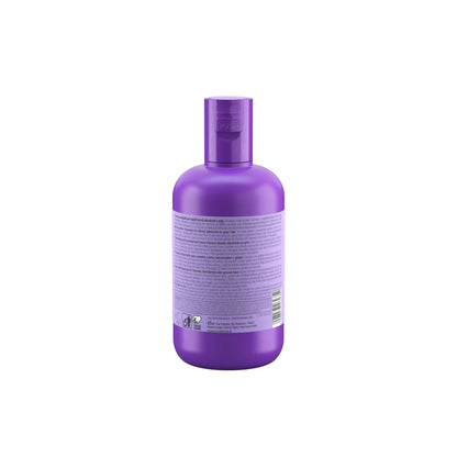 Purple anti-yellow shampoo for blond, bleached or grey hair with multilingual label