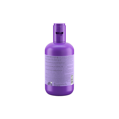 Purple anti-yellow shampoo for blonde, bleached, or grey hair with push cap, professional use