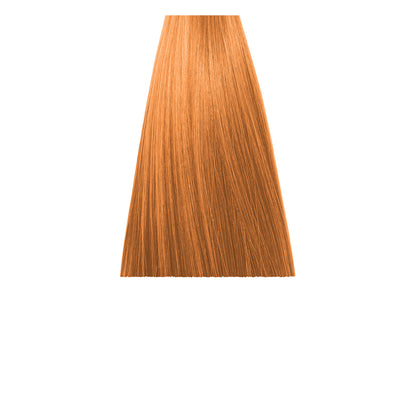 Vibrant copper hair color swatch for beauty salon use