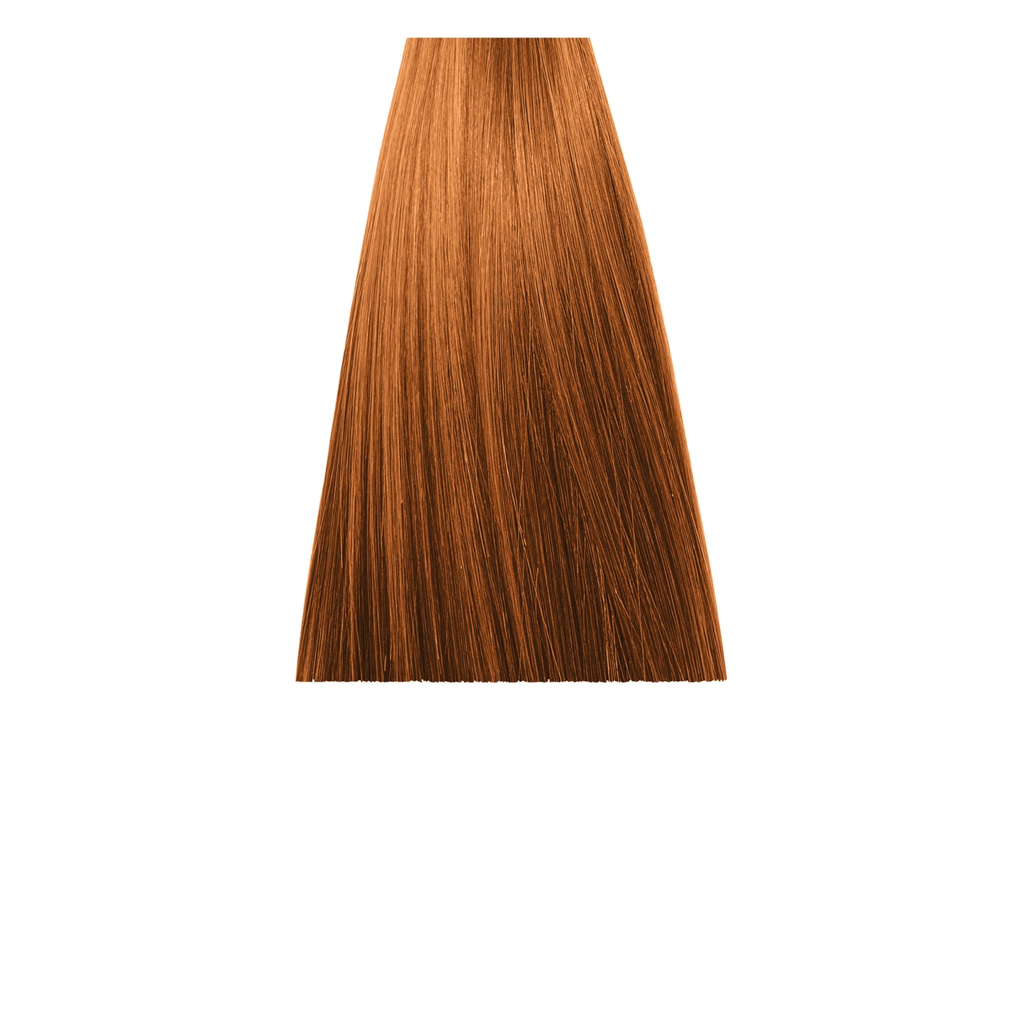 Rich copper brown hair color swatch for salon or home use