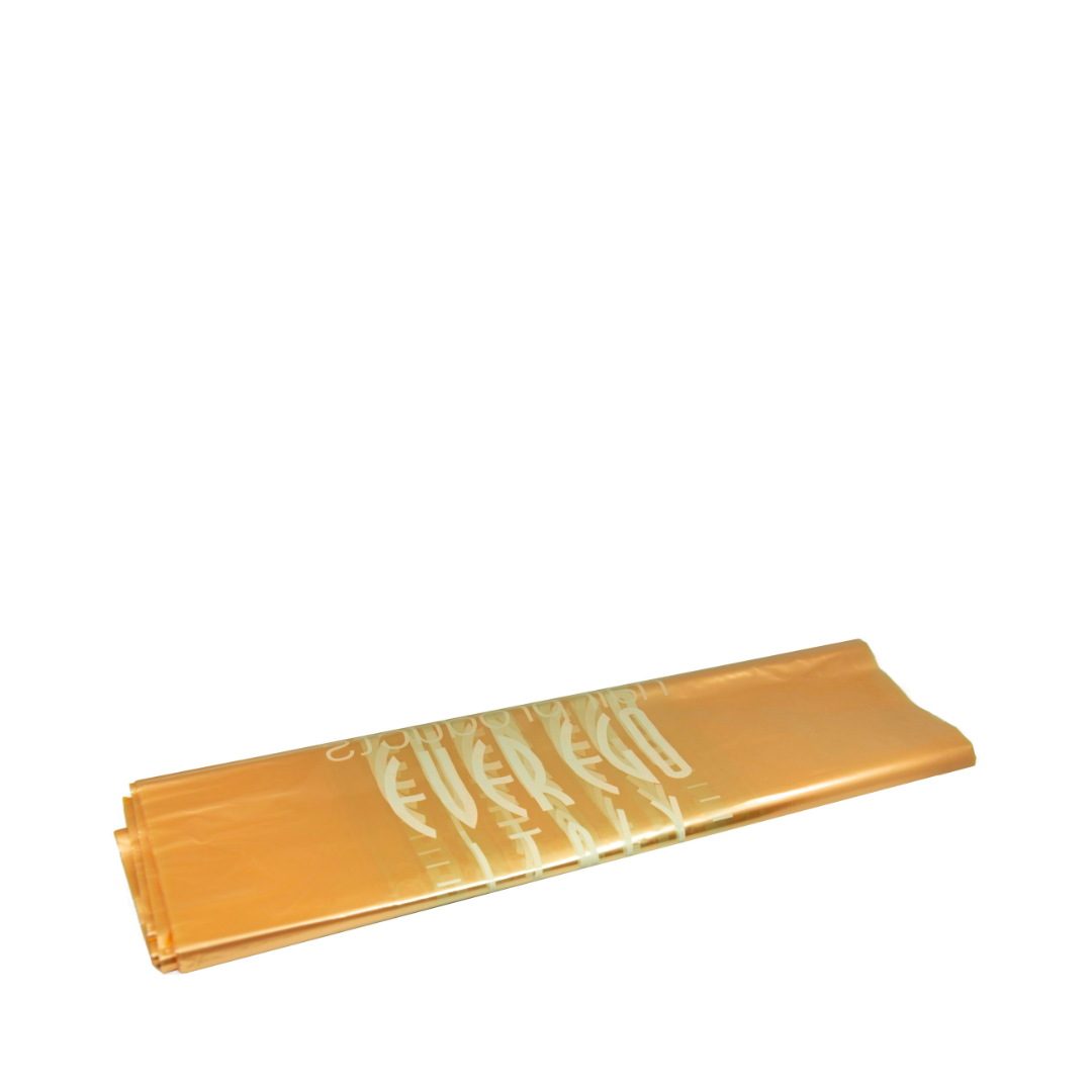 Golden beauty foil wrap for salon treatments, professional grade