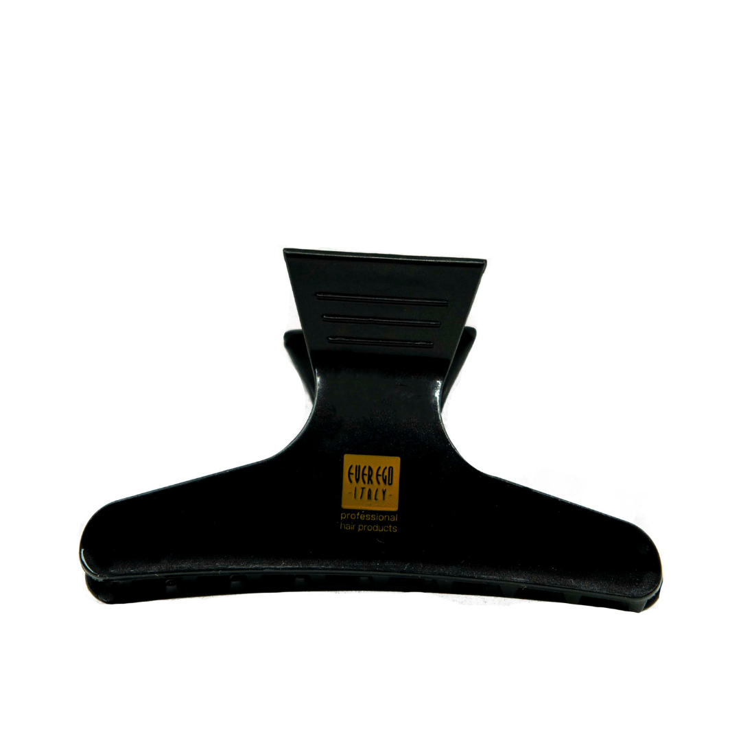 Black Ever Ego Italy professional hair clip for salon styling and everyday use
