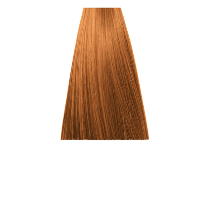 Rich copper brown hair color swatch for salon or home use, showcasing vibrant tone and smooth texture