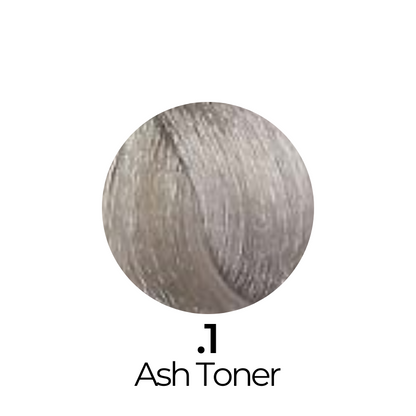 Ash Toner hair color swatch, cool gray tone for professional beauty use