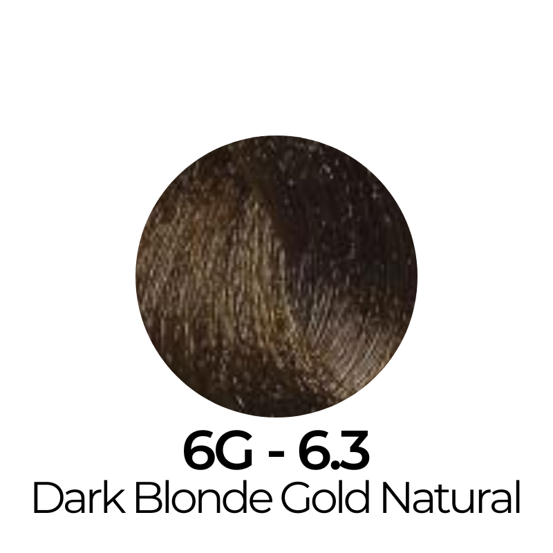 G-3 Dark Blonde Cold Natural hair color swatch for beauty professionals
