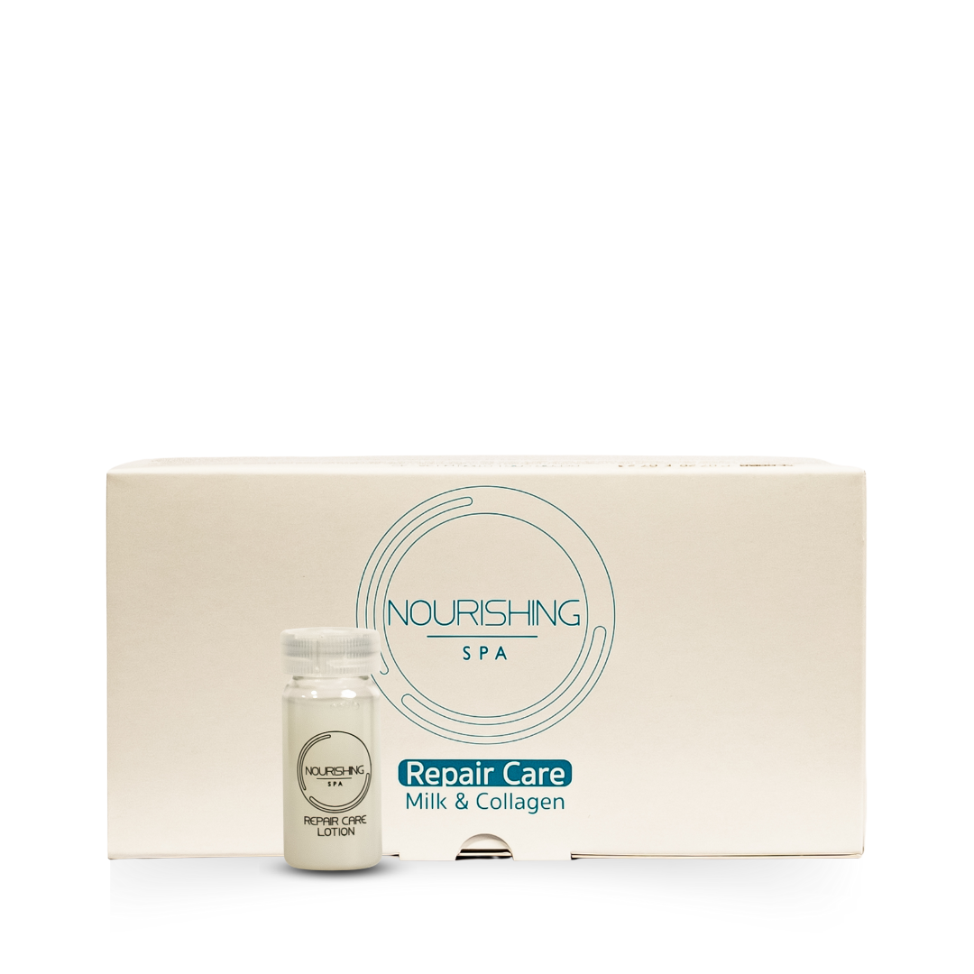 Nourishing Spa Repair Care Lotion with Milk & Collagen for skin recovery and hydration