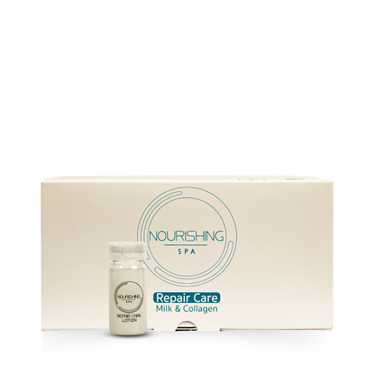 Nourishing Spa Repair Care Lotion with Milk & Collagen for skin recovery and hydration