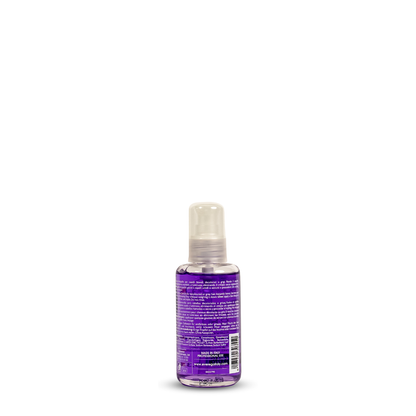 Purple hair spray bottle for colored or gray hair, professional use, made in Italy