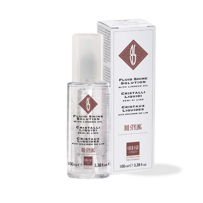 Fluid Shine Solution with Linseed Oil by Ever Ego Italy, 100ml professional hair styling product