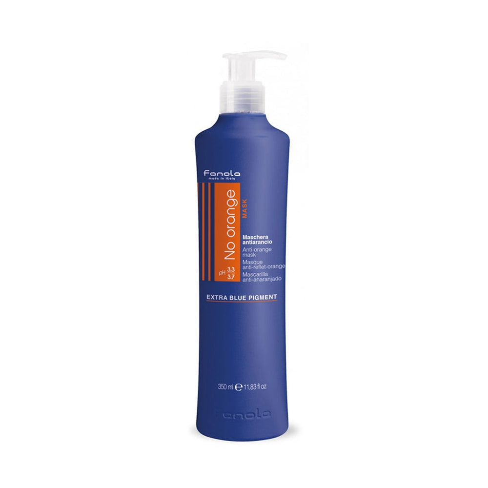 Fanola No Orange Anti-Orange Hair Mask with Extra Blue Pigment, 350ml