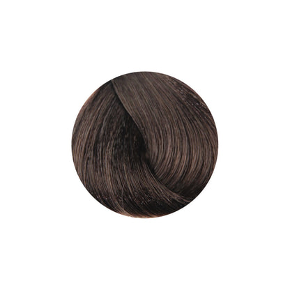 Rich dark brown hair color swatch for beauty and salon use